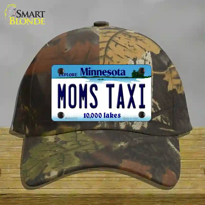 Moms Taxi Minnesota State Novelty License Plate Hat Cotton / Camoflauge