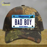 Bad Boy Minnesota State Novelty License Plate Hat Cotton / Camoflauge