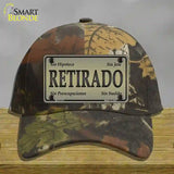 Retirado Novelty License Plate Hat Cotton / Camoflauge