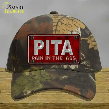 Pain In The Ass Novelty License Plate Hat Cotton / Camoflauge