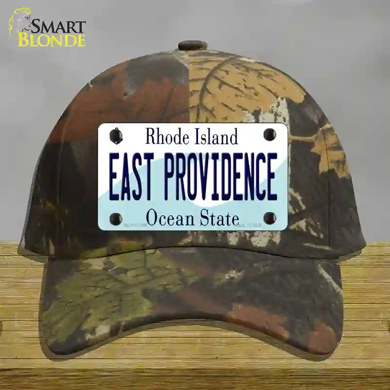 East Providence Rhode Island State Novelty License Plate Hat Cotton / Camoflauge