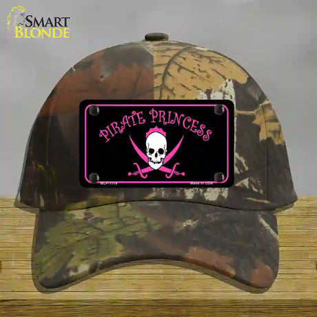 Pirate Princess Novelty License Plate Hat Cotton / Camoflauge