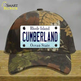 Cumberland Rhode Island State Novelty License Plate Hat Cotton / Camoflauge