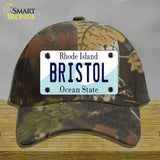 Bristol Rhode Island State Novelty License Plate Hat Cotton / Camoflauge