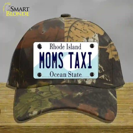 Moms Taxi Rhode Island State Novelty License Plate Hat Cotton / Camoflauge