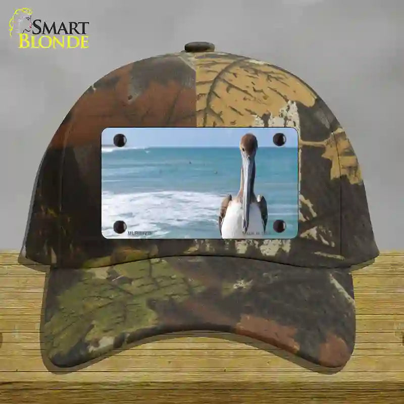 Pelican Ocean Novelty License Plate Hat Cotton / Camoflauge