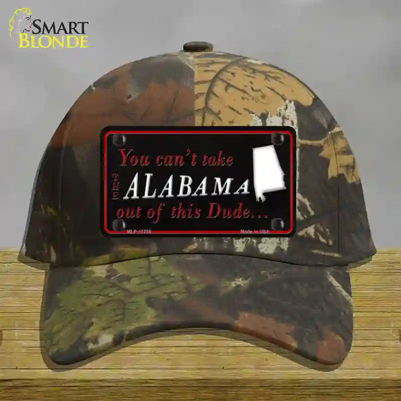 Alabama Dude Novelty License Plate Hat Cotton / Camoflauge