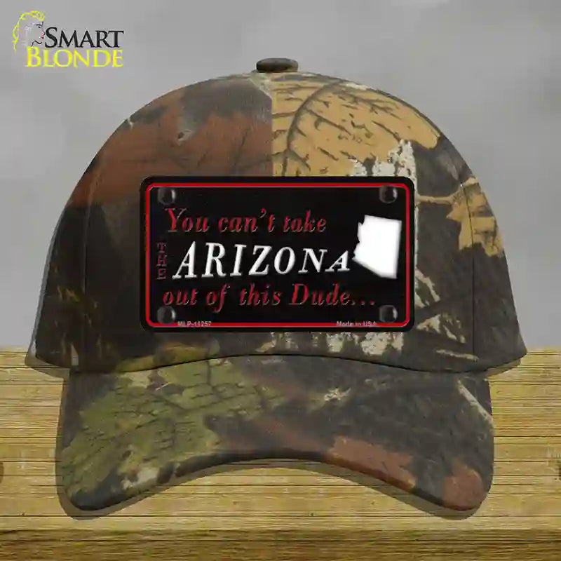 Arizona Dude Novelty License Plate Hat Cotton / Camoflauge