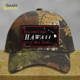 Hawaii Dude Novelty License Plate Hat Cotton / Camoflauge