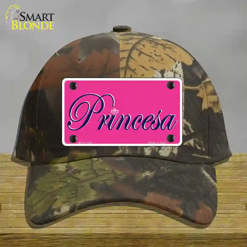 Princesa Novelty License Plate Hat Cotton / Camoflauge