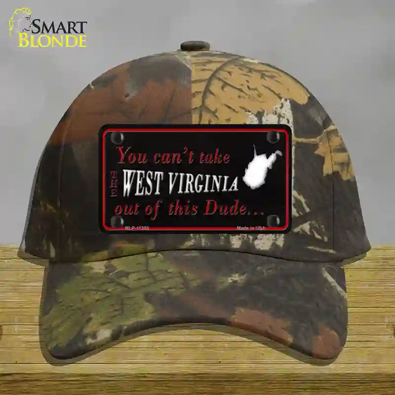 West Virginia Dude Novelty License Plate Hat Cotton / Camoflauge