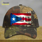 Trujillo Alto Puerto Rico Flag Novelty License Plate Hat Cotton / Camoflauge