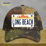 Long Beach California Novelty License Plate Hat Cotton / Camoflauge