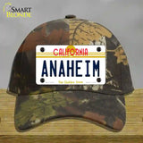 Anaheim California Novelty License Plate Hat Cotton / Camoflauge