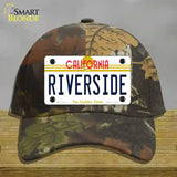 Riverside California Novelty License Plate Hat Cotton / Camoflauge