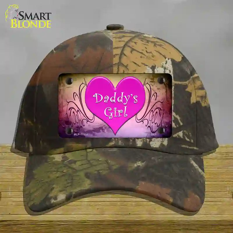 Daddys Girl Novelty License Plate Hat Cotton / Camoflauge