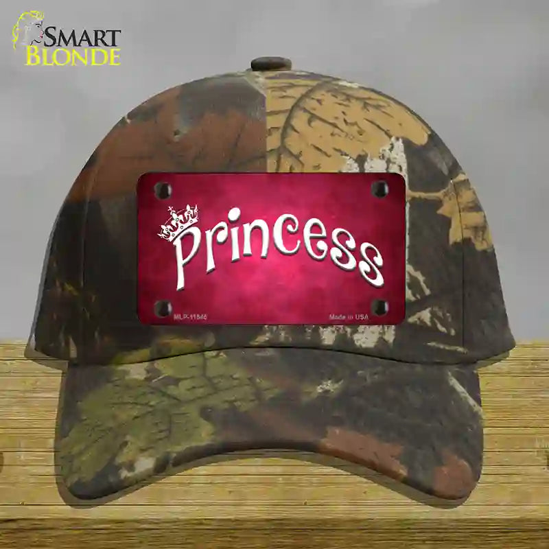 Princess Novelty License Plate Hat Cotton / Camoflauge