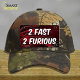 2 Fast 2 Furious Novelty License Plate Hat Cotton / Camoflauge