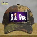 Big Dog Novelty License Plate Hat Cotton / Camoflauge