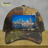 Alabama City Skyline State Novelty License Plate Hat Cotton / Camoflauge