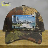 Florida White Sand Beach State Novelty License Plate Hat Cotton / Camoflauge