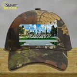 Indiana Sunny Park State Novelty License Plate Hat Cotton / Camoflauge