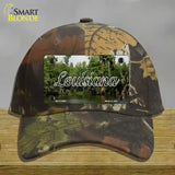 Louisiana Swamp State Novelty License Plate Hat Cotton / Camoflauge