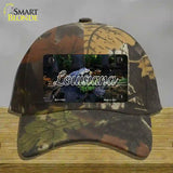 Louisiana Alligator Swamp State Novelty License Plate Hat Cotton / Camoflauge