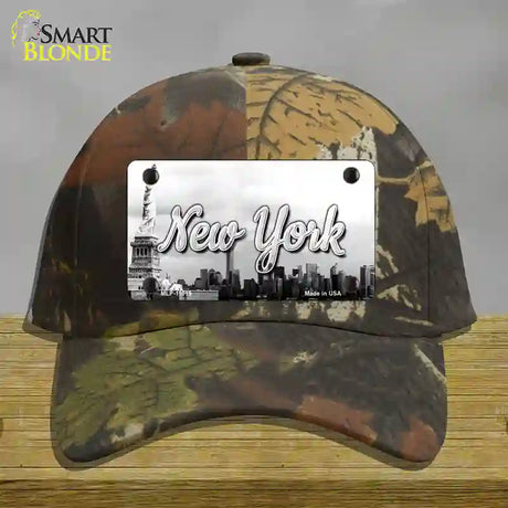 New York Statue of Liberty State Novelty License Plate Hat Cotton / Camoflauge