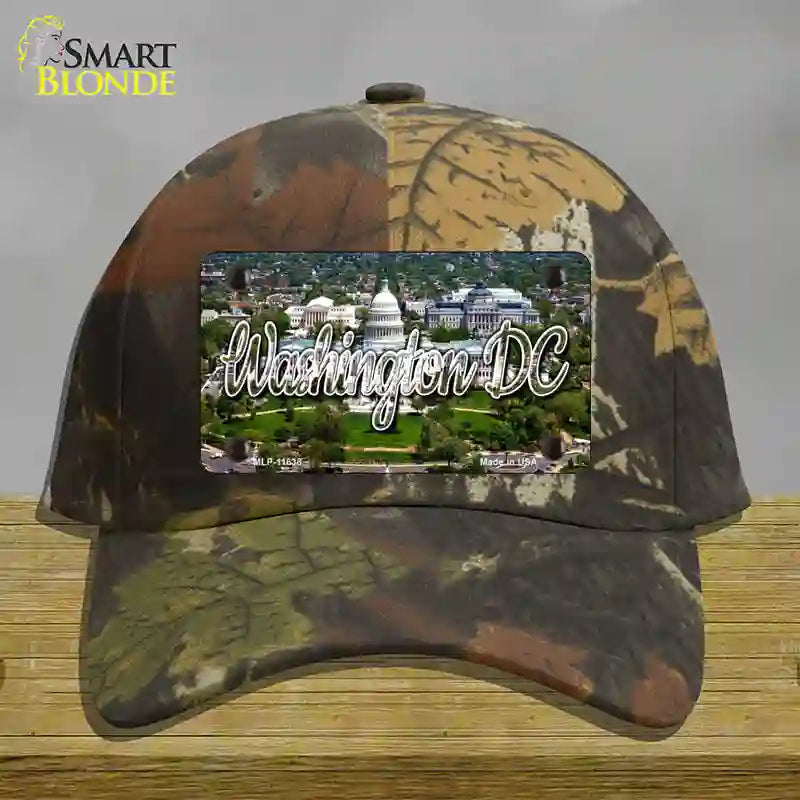 Washington DC White House State Novelty License Plate Hat Cotton / Camoflauge