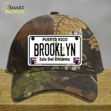 Brooklyn Puerto Rico Novelty License Plate Hat Cotton / Camoflauge