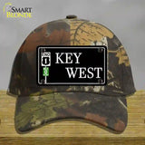 Key West Highway Sign Novelty License Plate Hat Cotton / Camoflauge