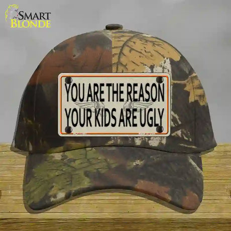 You Are The Reason Novelty License Plate Hat Cotton / Camoflauge