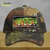 GOLF Novelty License Plate Hat Cotton / Camoflauge