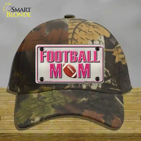 Football Mom Novelty License Plate Hat Cotton / Camoflauge