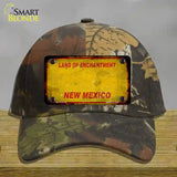 New Mexico Rusty Blank Novelty License Plate Hat Cotton / Camoflauge