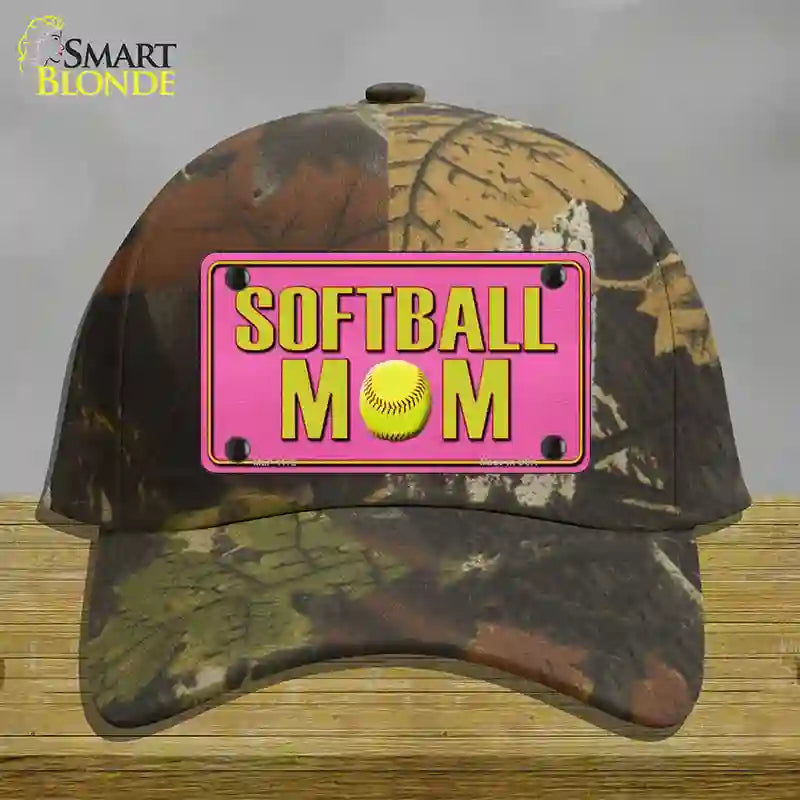 Softball Mom Novelty License Plate Hat Cotton / Camoflauge