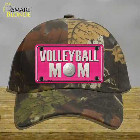 Volleyball Mom Novelty License Plate Hat Cotton / Camoflauge