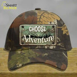 Choose Adventure Novelty License Plate Hat Cotton / Camoflauge