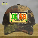 Irish and Proud Novelty License Plate Hat Cotton / Camoflauge