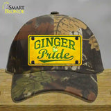 Ginger Pride Novelty License Plate Hat Cotton / Camoflauge