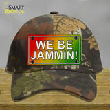 We Be Jammin Rasta Novelty License Plate Hat Cotton / Camoflauge