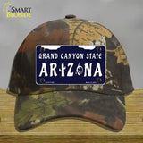 Arizona Grand Canyon State Novelty License Plate Hat Cotton / Camoflauge