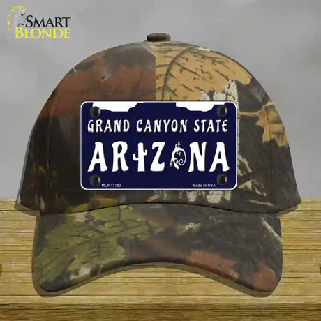 Arizona Grand Canyon State Novelty License Plate Hat Cotton / Camoflauge