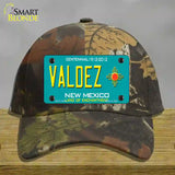 Valdez New Mexico Novelty License Plate Hat Cotton / Camoflauge