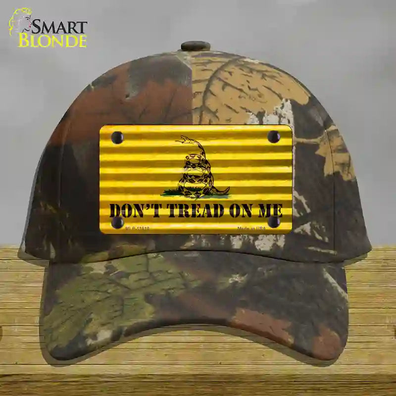 Dont Tread On Me Novelty License Plate Hat Cotton / Camoflauge