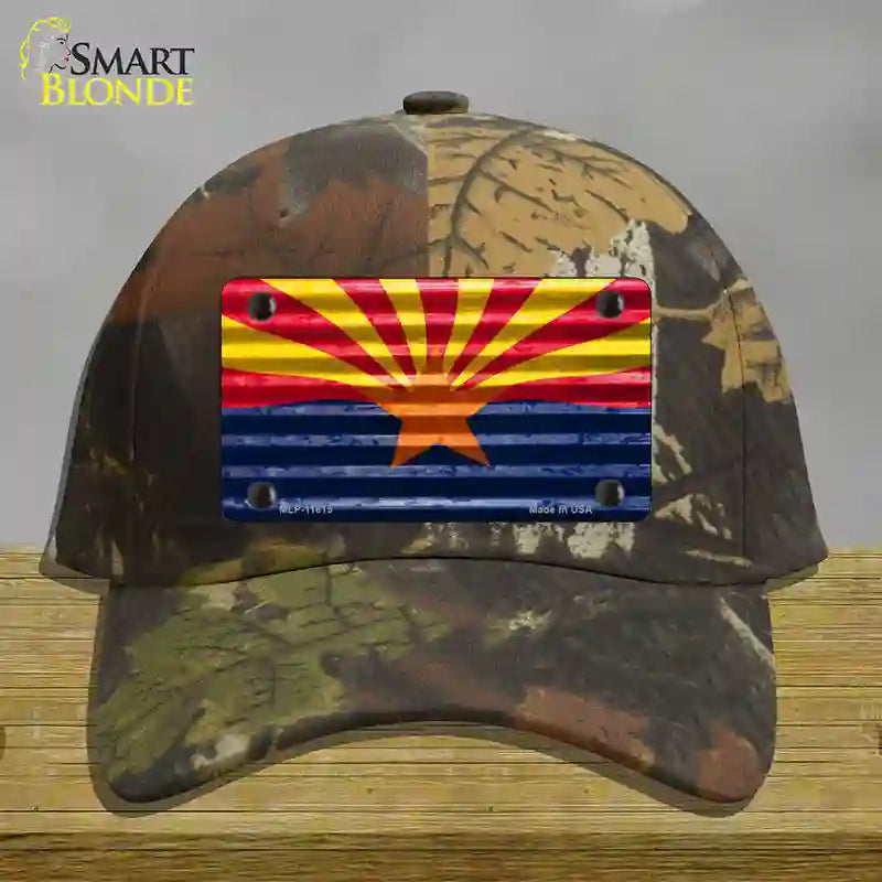 Arizona Flag Novelty License Plate Hat Cotton / Camoflauge