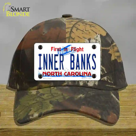 Inner Banks North Carolina Novelty License Plate Hat Cotton / Camoflauge