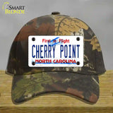 Cherry Point North Carolina Novelty License Plate Hat Cotton / Camoflauge