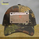 Beach Bum Novelty License Plate Hat Cotton / Camoflauge